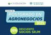 POSTGRADO EN AGRONEGOCIOS CON DESCUENTO DEL 20% PARA SOCIOS SRJM